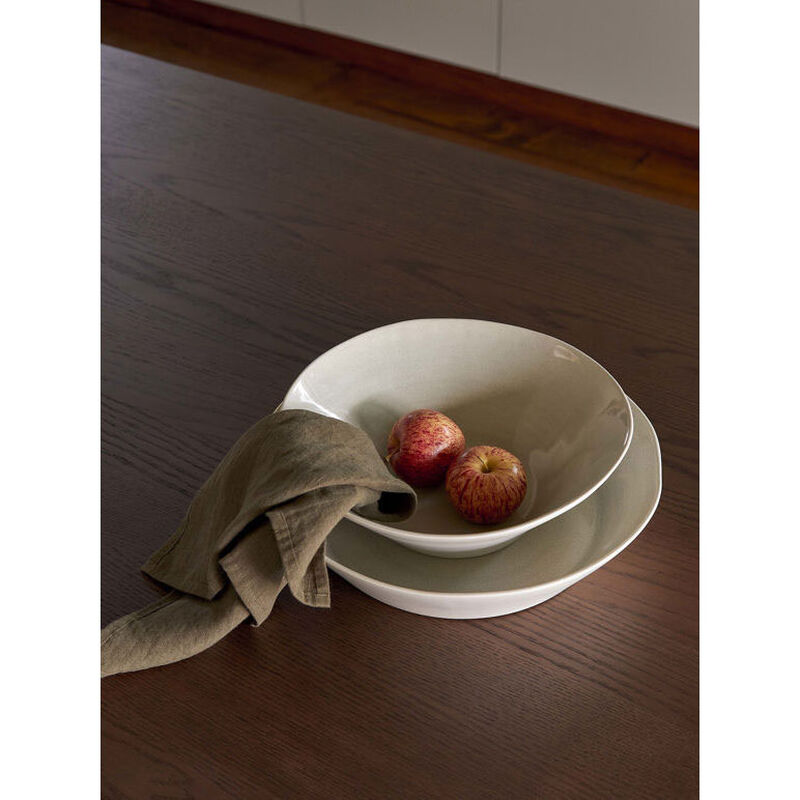 Città Finch Salad Bowl Green/Natural 28.5 X 8.5cm image number 1